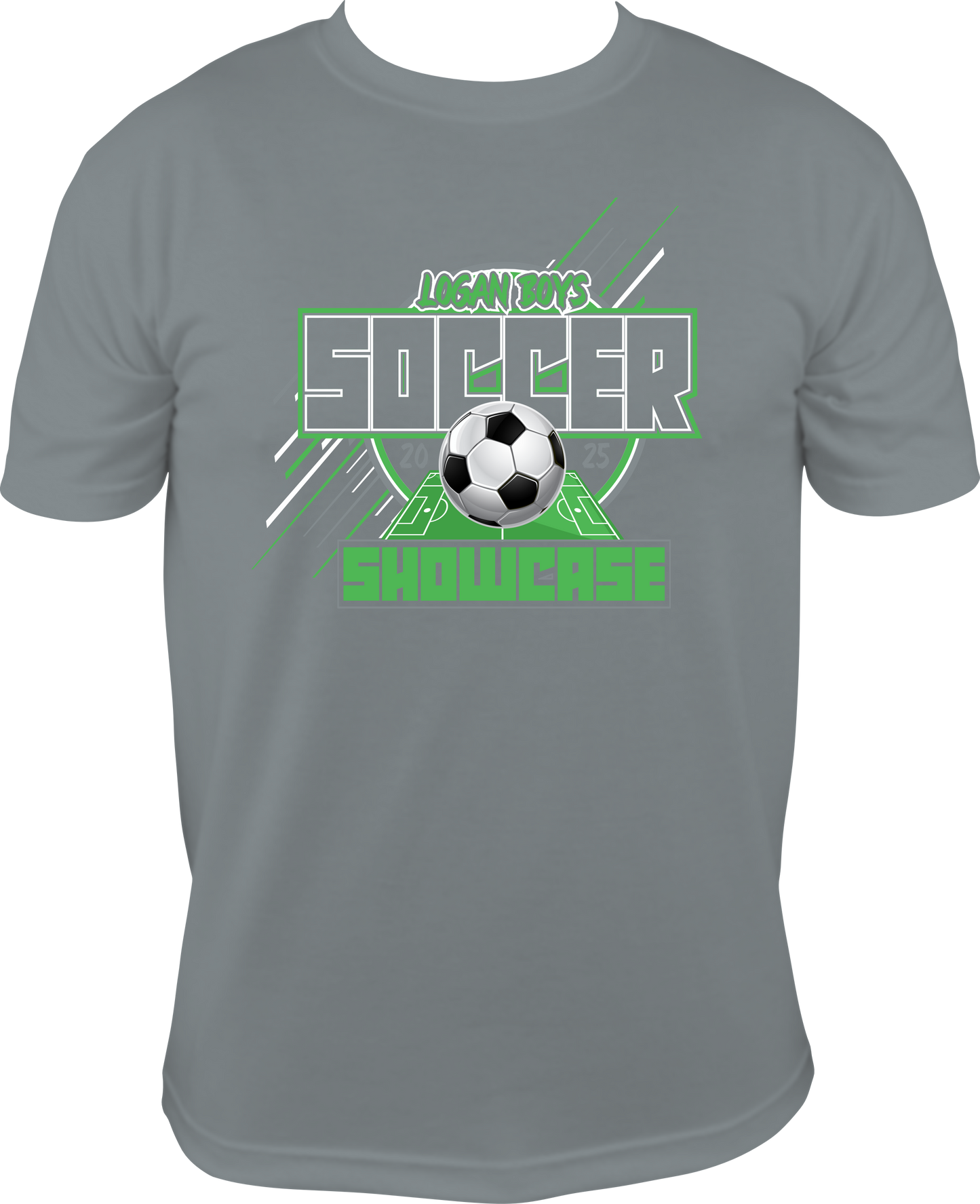 Adult T-Shirt - Logan Boys Soccer Showcase 2025