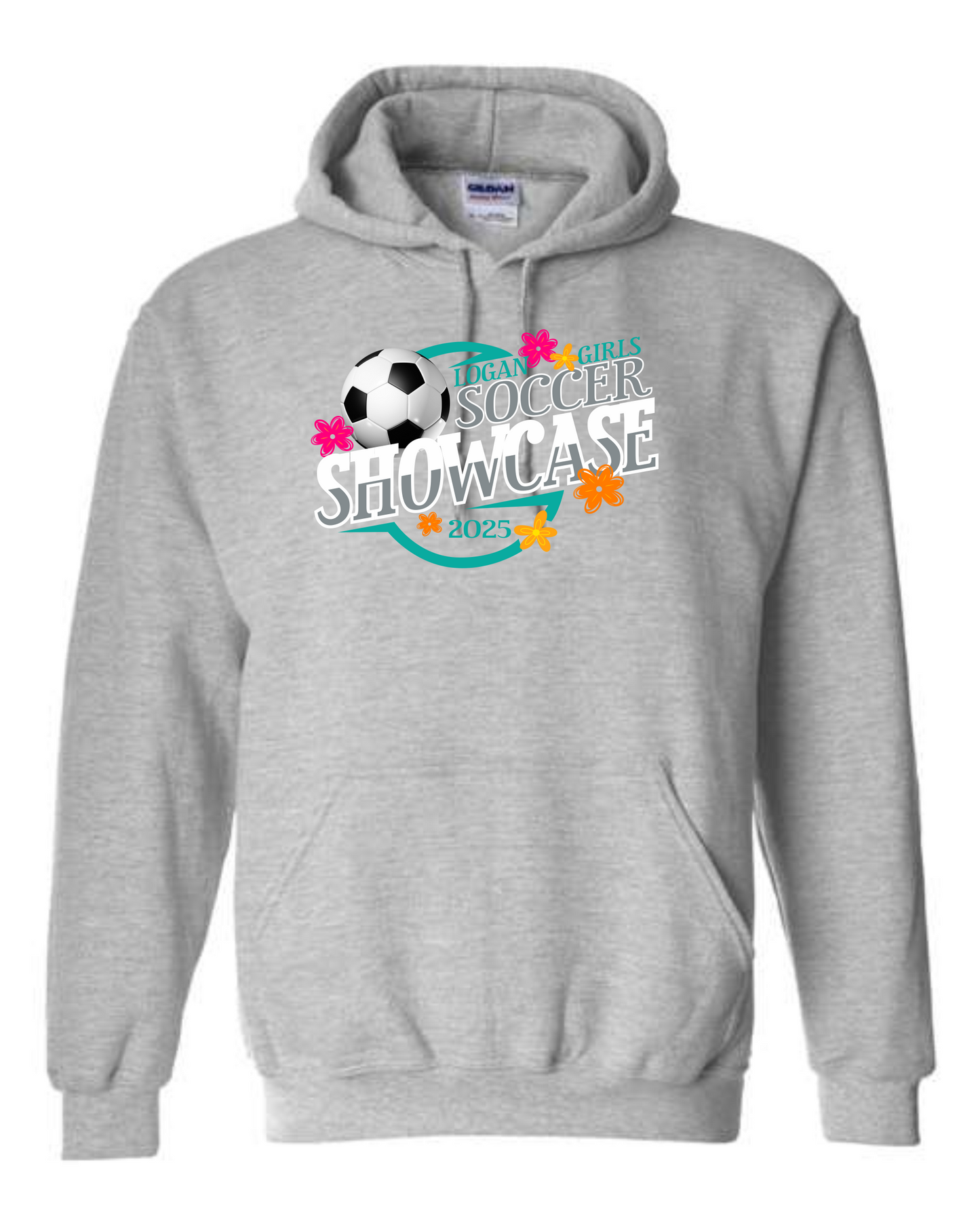 Adult Hooded Sweatshirt - Logan Girls Soccer Showcase 2025