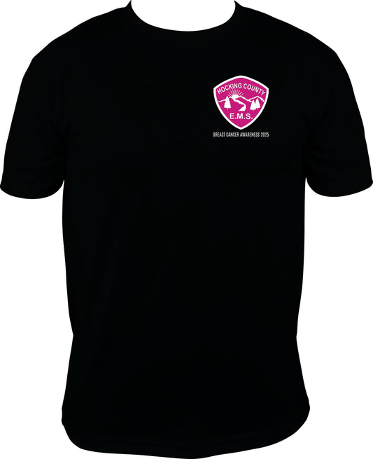 Adult T-Shirt - Hocking County EMS Breast Cancer Awareness 2025