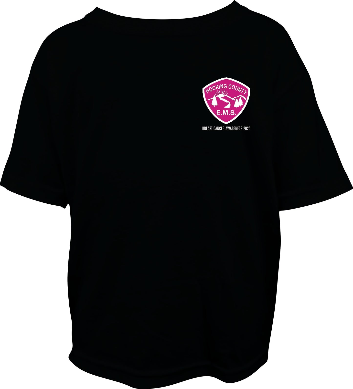 Youth T-Shirt - Hocking County EMS Breast Cancer Awareness 2025