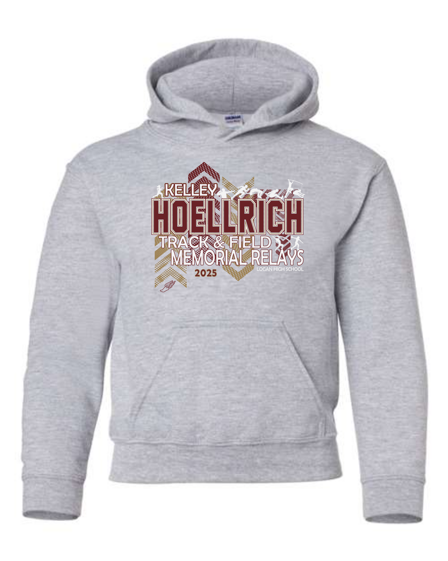 Youth Hooded Sweatshirt - Kelley Hoellrich Memorial Relays 2025