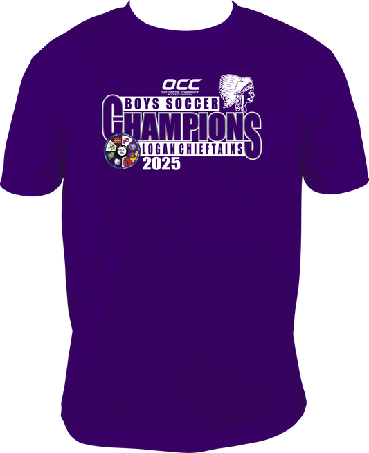 Youth T-Shirt - Chieftain Boys Soccer 2025 OCC Champions
