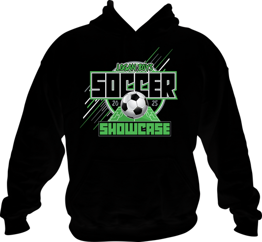 Adult Hooded Sweatshirt - Logan Boys Soccer Showcase 2025